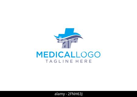 Medical pharmacy logo design template.- vector. Stock Vector