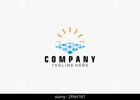 Technology Logo, Modern, Minimalist, Futuristic Vector Logo Template Gradient. Stock Vector