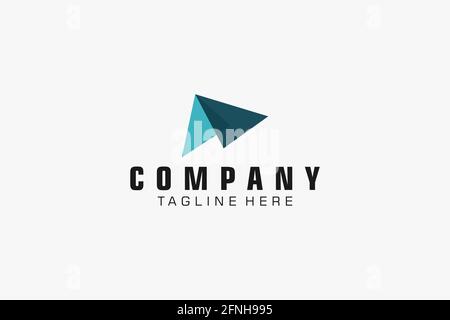 Abstract logo. Minimalistic logo design. Creative logo. Beautiful and simple. Stock Vector