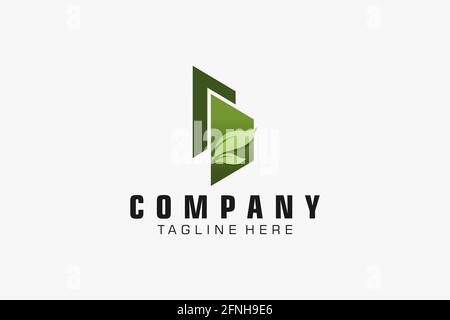 Abstract logo. Minimalistic logo design. Creative logo. Beautiful and simple. Stock Vector