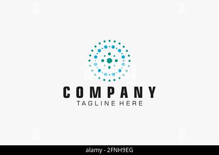 Abstract logo. Minimalistic logo design. Creative logo. Beautiful and simple. Stock Vector