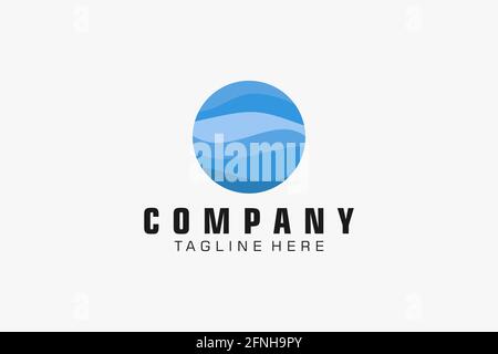 Abstract logo. Minimalistic logo design. Creative logo. Beautiful and simple. Stock Vector