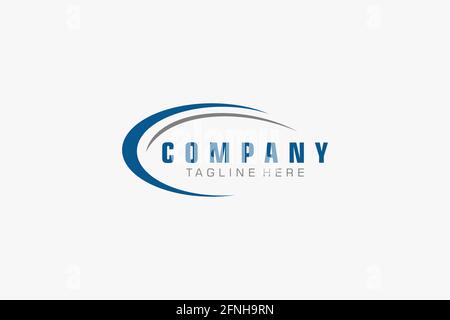 Abstract logo. Minimalistic logo design. Creative logo. Beautiful and simple. Stock Vector