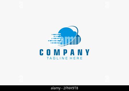 Abstract logo. Minimalistic logo design. Creative logo. Beautiful and simple. Stock Vector