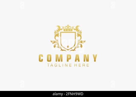 Abstract logo. Minimalistic logo design. Creative logo. Beautiful and simple. Stock Vector