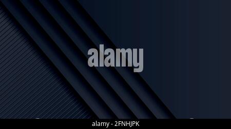 Web Template, Abstract Dark Line Background - Vector illustration Stock Vector