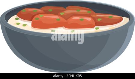 korean bibimbap dish on white background Stock Vector Image & Art ...