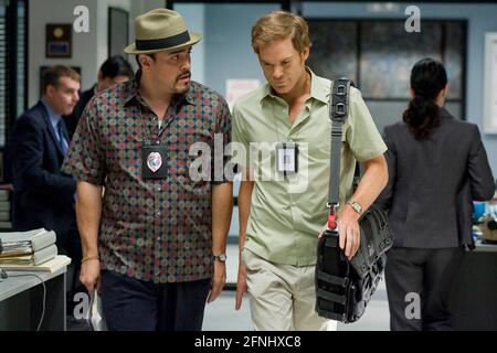 USA. David Zayas , Michael C. Hall and C.S. Lee in the (C)Showtime ...