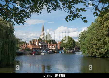 River Thames Abingdon, Oxfordshire Stock Photo