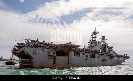 USS IWO JIMA Stock Photo