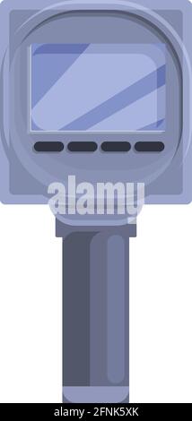 Speed radar camera icon. Cartoon of Speed radar camera vector icon for web design isolated on white background Stock Vector