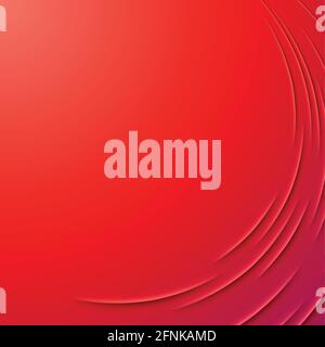 Abstract red background with cuts lines - Vector illustration Stock Vector