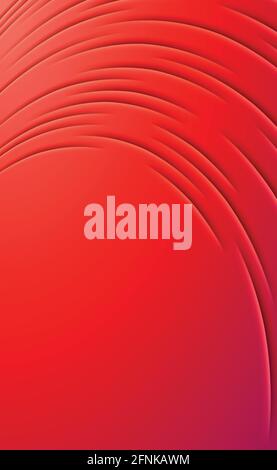 Abstract red background with cuts lines - Vector illustration Stock Vector