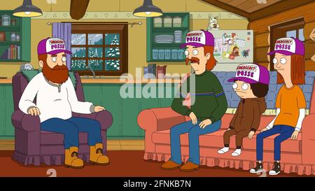 THE GREAT NORTH, from left: Beef Tobin (voice: Nick Offerman), Judy ...