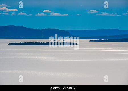 Canada, Ontario, Nipigon Bay in summer twilight Stock Photo - Alamy