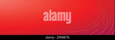Abstract red background with cuts lines - Vector illustration Stock Vector