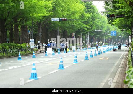 Yokohama, Kanagawa, Japan. 15th May, 2021. General view Triathlon : ITU World Triathlon Championship Series Yokohama 2021 Para Elite in Yokohama, Kanagawa, Japan . Credit: Naoki Nishimura/AFLO SPORT/Alamy Live News Stock Photo