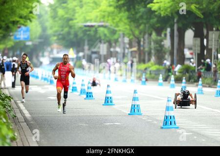 Yokohama, Kanagawa, Japan. 15th May, 2021. General view Triathlon : ITU World Triathlon Championship Series Yokohama 2021 Para Elite in Yokohama, Kanagawa, Japan . Credit: Naoki Nishimura/AFLO SPORT/Alamy Live News Stock Photo