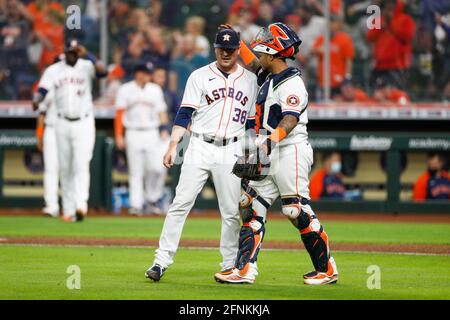 Houston, United States. 12th May, 2021. Houston Astros catcher