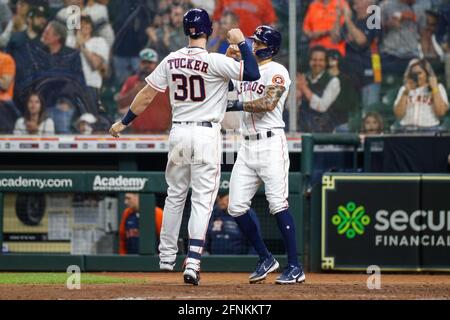 Outfielder Kyle Tucker of the Houston Astros poses for a picture