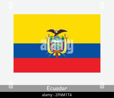 Official vector flag of Ecuador Stock Vector Image &amp; Art - Alamy