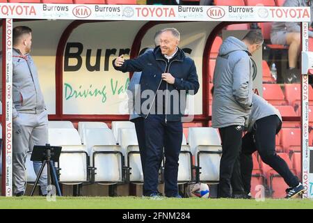 Steve Cooper manager of Swansea City Stock Photo