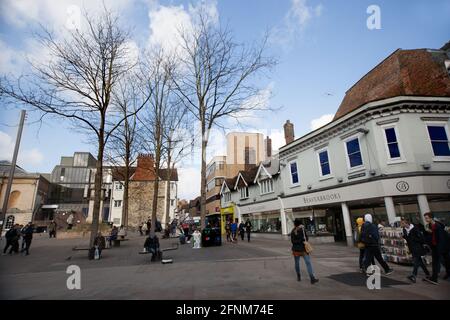 Oxford, Oxfordshire, UK 03 09 2020 Bonn Square in Oxford UK Stock Photo