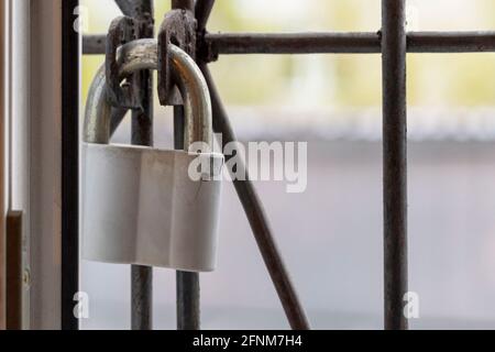 Restricting human freedom in society. Stock Photo
