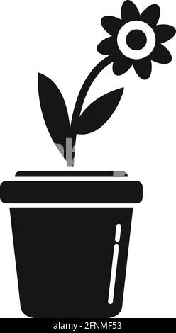 Gerber flower icon, simple black style Stock Vector Image & Art - Alamy