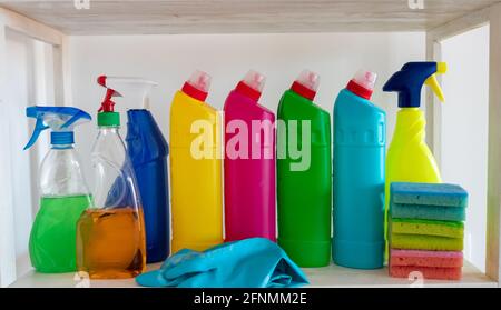 Storage Room for Cleaning Equipment Stock Photo - Alamy