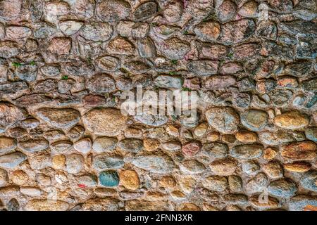 An old stone wall, background stone. Stock Photo