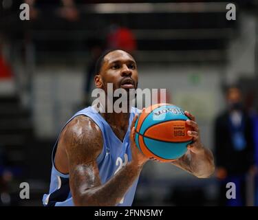 Saint Petersburg, Russia. 17th May, 2021. Tarik Black (28) of Zenit Saint Petersburg in action during the 2020/2021 VTB United League Playoffs Game 1 between Zenit Saint Petersburg and CSKA Moscow at Sibur Arena. Final Score; Zenit Saint Petersburg 73:78 CSKA Moscow. Credit: SOPA Images Limited/Alamy Live News Stock Photo