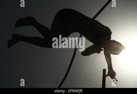 Moscow Russia May 18 21 Russian Pole Vaulter Anzhelika Sidorova Practices During A Training Session At The Znamensky Brothers Olympic Center Sidorova 14 European Champion And 19 World Champion Prepares For