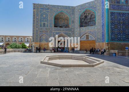 Isfahan, Iran - June 2018: Naqsh-e Jahan Square (Imam Square) - one of UNESCO World Heritage Sites in Isfahan (Esfahan), Iran Stock Photo