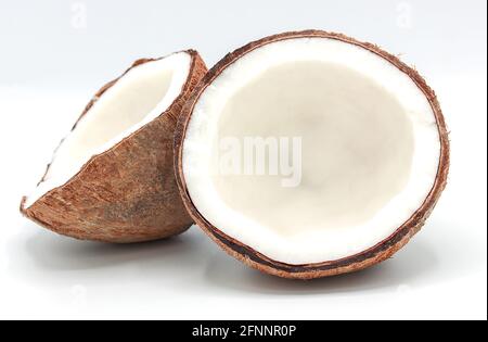 coconuts isolated on the white background Stock Photo