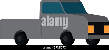 Isolated 3d grey car icon Vector illustration Stock Vector