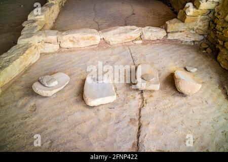 The Balcony House in Mesa Verde National Park, Colorado Stock Photo