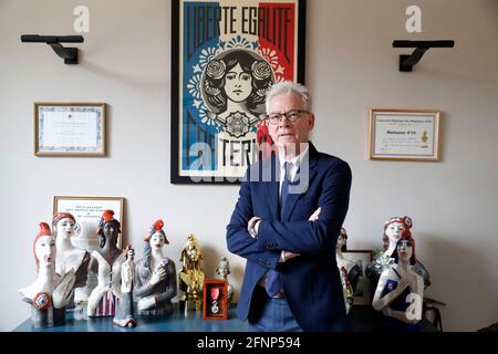 Jean-Marc Peillex. Mairie de Saint-Gervais Mont-Blanc.  Saint-Gervais. France. Stock Photo