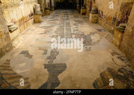 Villa Romana del Casale, Piazza Armerina, Sicily, Italy. Stock Photo