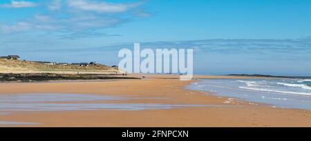 The beach, Newton by the sea Northumberland, UK. Stock Photo