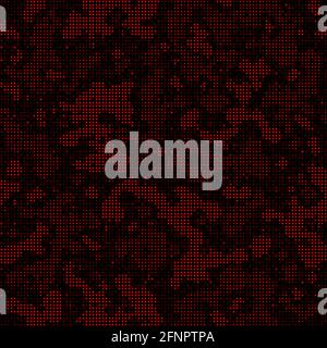 Abstract Pixel Texture with Squares for Banner, Card, Web or Textile Prints Stock Vector