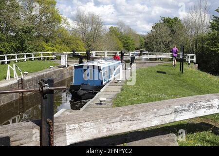 Hirst Lock at Saltaire on the Leeds & Liverpool Canal
