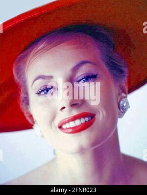 ANITA EKBERG (1931-20125) Swedish film actress about 1955 Stock Photo