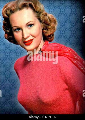 VIRGINIA MAYO (1920-2005) American film actress and dancer about 1950