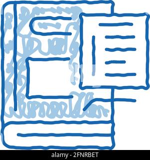 regulations policy doodle icon hand drawn illustration Stock Vector