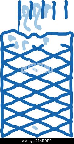 data transfer cable doodle icon hand drawn illustration Stock Vector ...