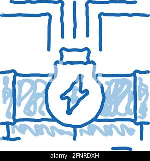 plant geothermal energy icon doodle illustration Stock Vector Image ...