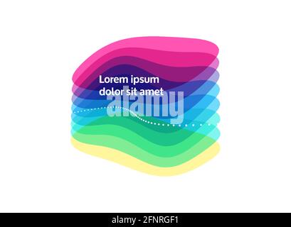 Abstract geometric design. Vector illustration made of various overlapping elements. Applicable for banners, placards, posters or flyers. Stock Vector