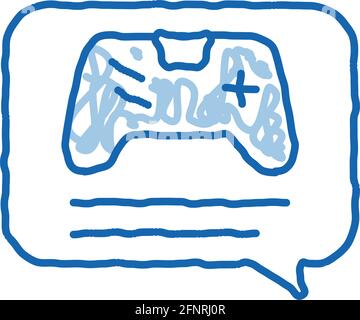 game development binary code doodle icon hand drawn illustration Stock ...