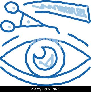 eyelid surgery tool icon vector outline illustration Stock Vector Image ...